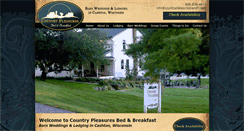 Desktop Screenshot of countrypleasuresbandb.com